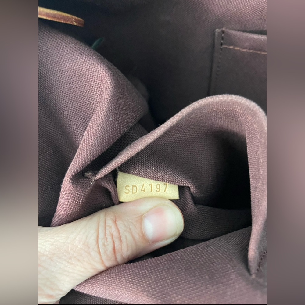 Authentic Louis Vuitton Brown Iena Monogram MM Canvas Tote Bag Full Set Luxury - Picture 8 of 13